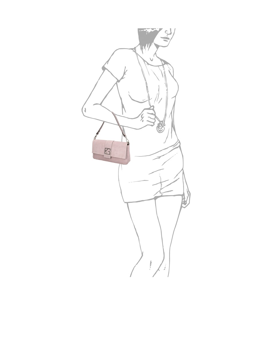 Veloursleder Tasche