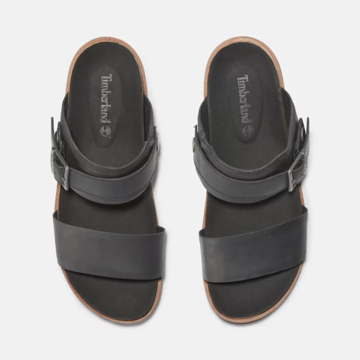 Sandale à double bride Amalfi Vibes pour homme en noir