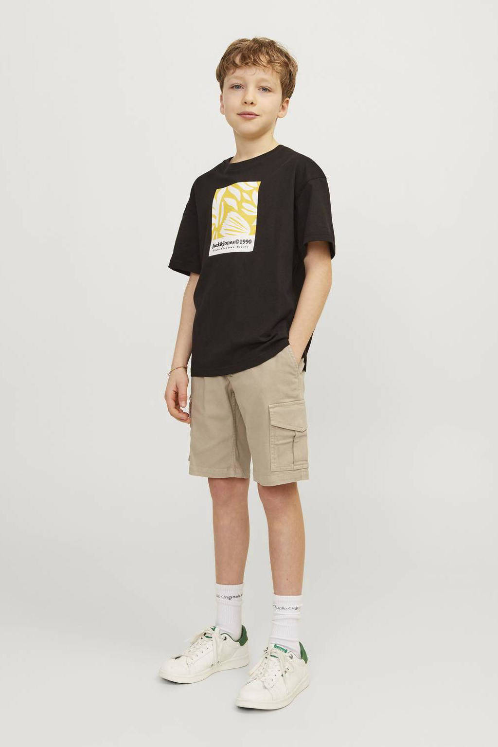 JACK & JONES cargo short JPSTJOE JJCARGO lichtzand