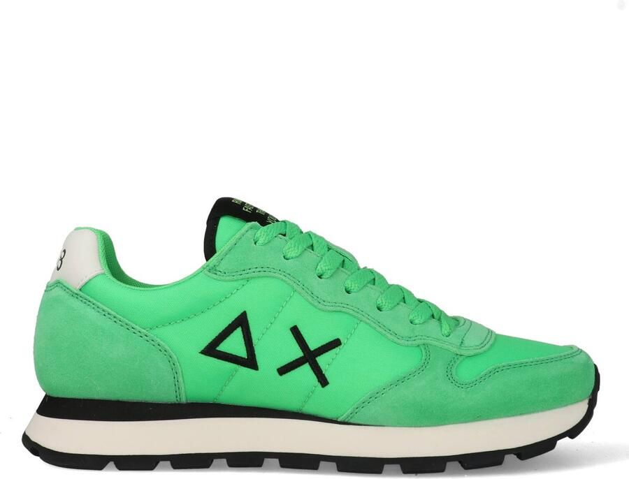 Sun68 Tom Solid Heren Sneakers Schoenen Neon-Groen Z36101