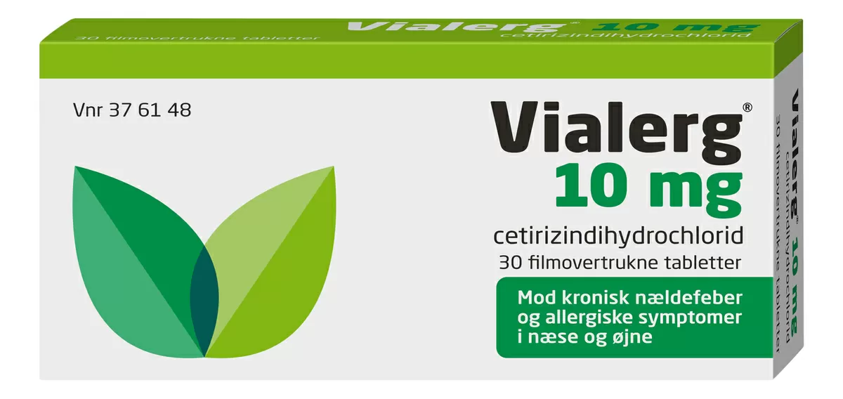 Vialerg 10 mg - 30 tabletter