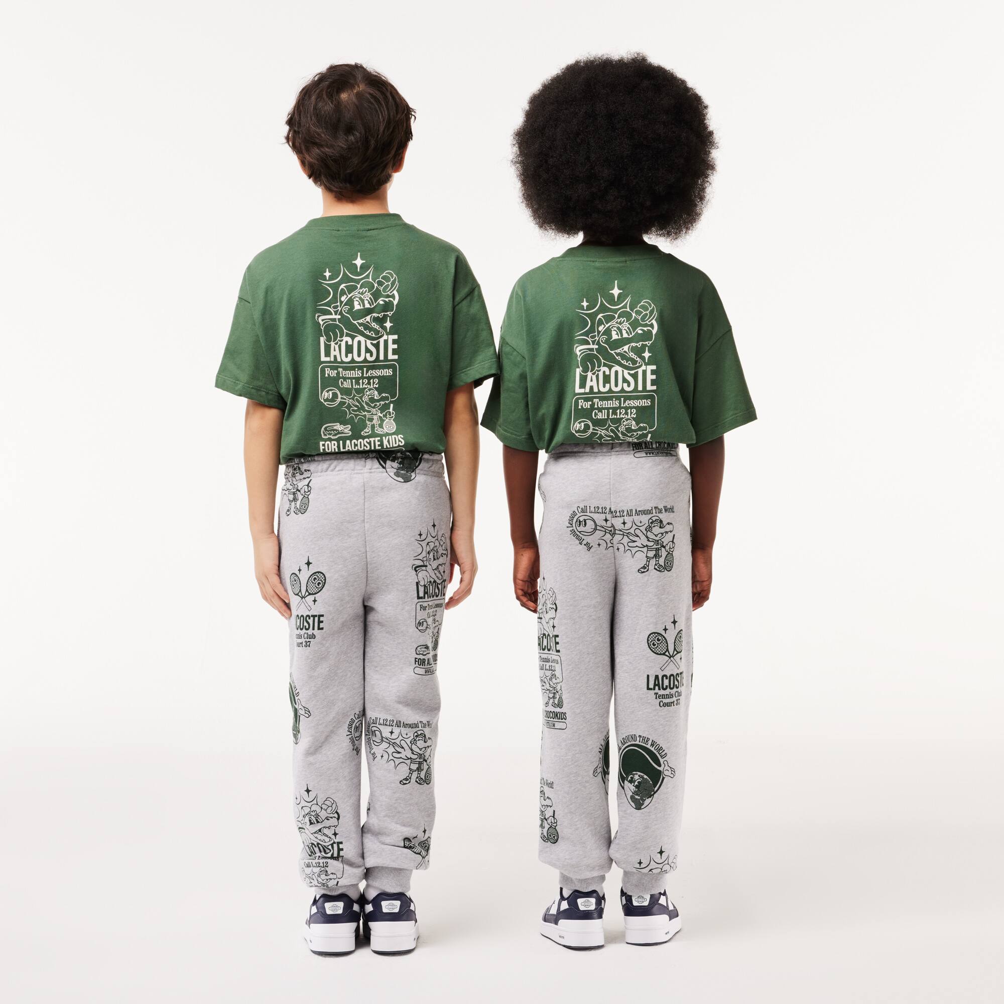 Pantalon de survêtement Jogger avec imprimé Pantalons & Shorts - Gris - Lacoste - Enfant