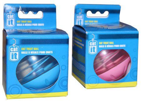 CATIT - Aktivitetsbold til katPink/Transparent Ø 8Cm
