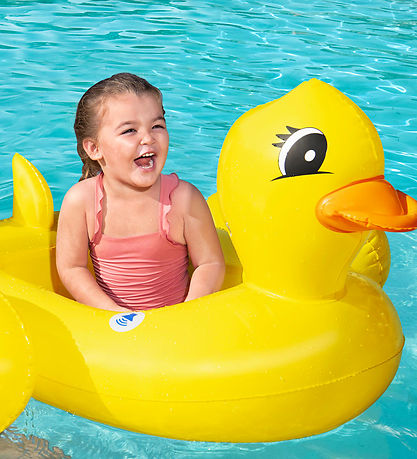 Bestway Schwimmmatratze m. Sound - 102x99cm - Ente