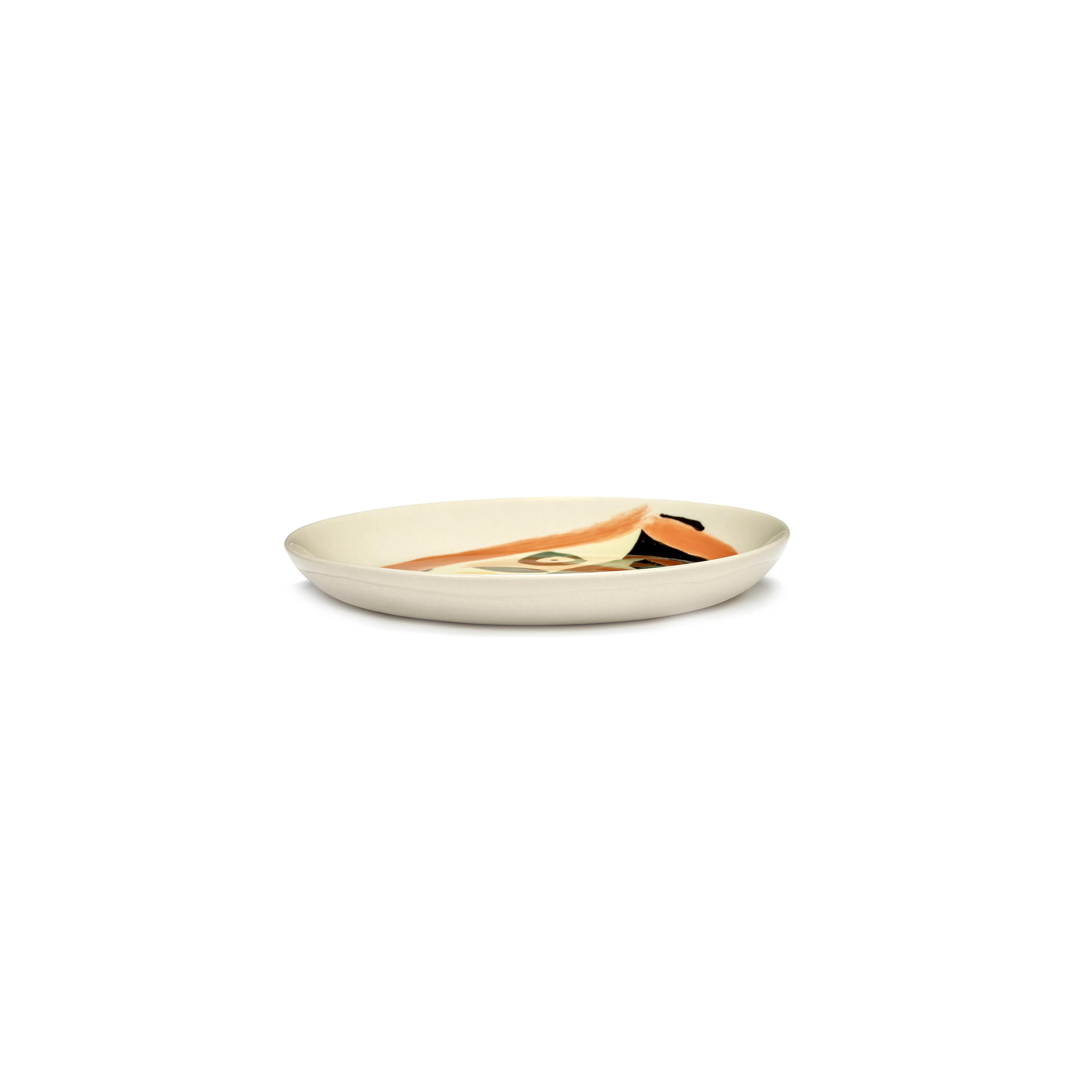 FEAST - Assiette à mignardises céramique | Orange