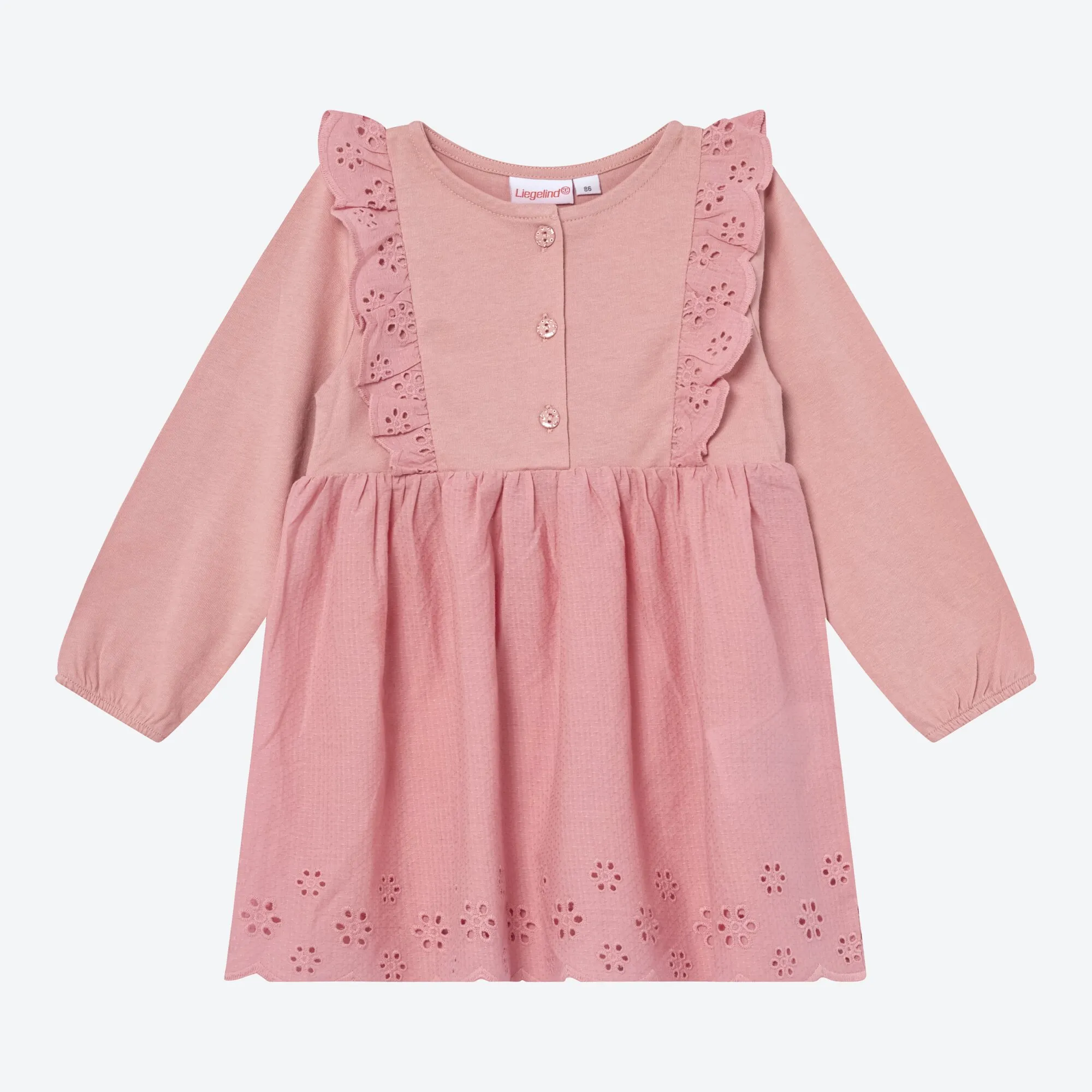 Baby-Mädchen-Kleid mit Rüschen