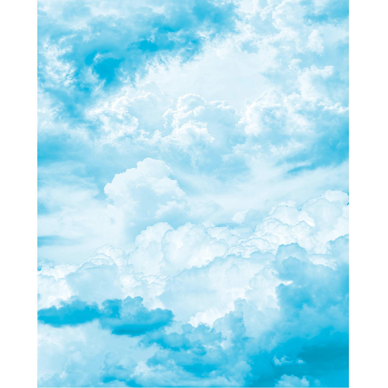 Vlies-Fototapete HIMMELSZELT - blau-weiß - 200x250 cm