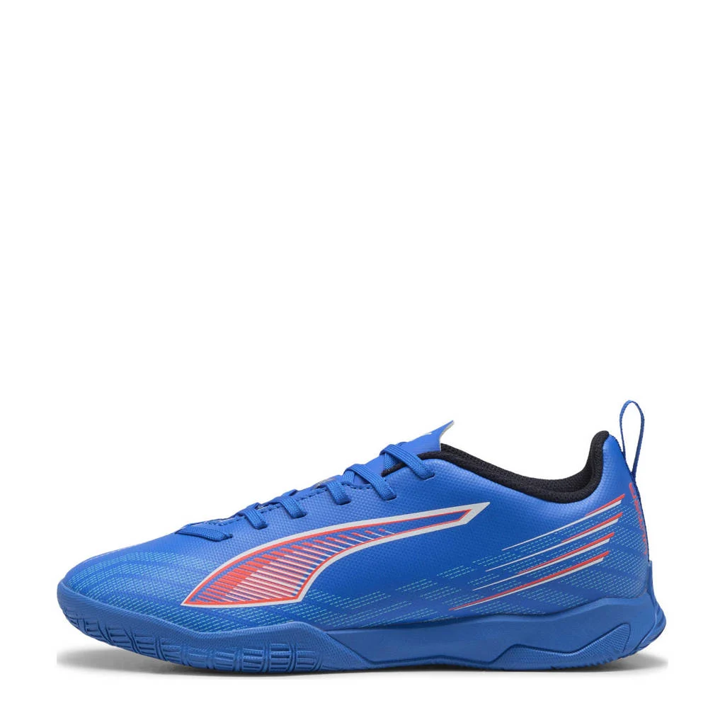 Puma ULTRA 6 Play IT junior zaalvoetbalschoenen kobaltblauw/wit/rood