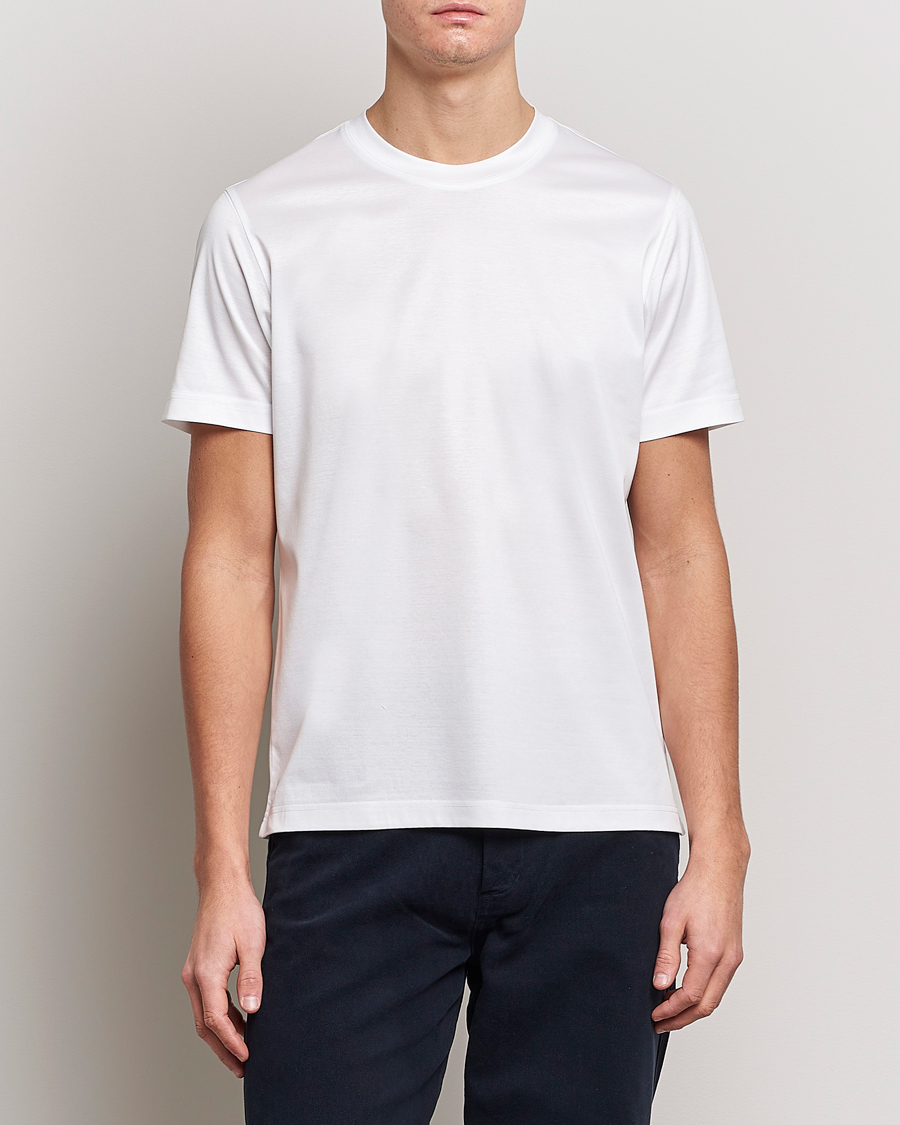 Eton Filo Di Scozia Cotton T-Shirt White