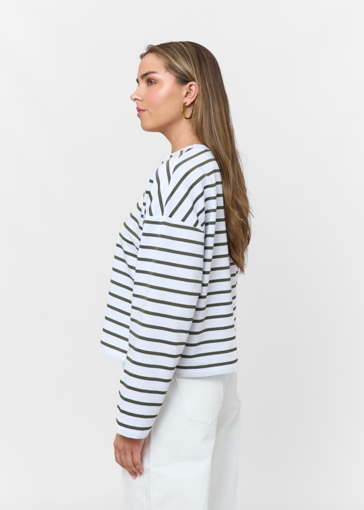 Friday Denim longsleeve tee groen