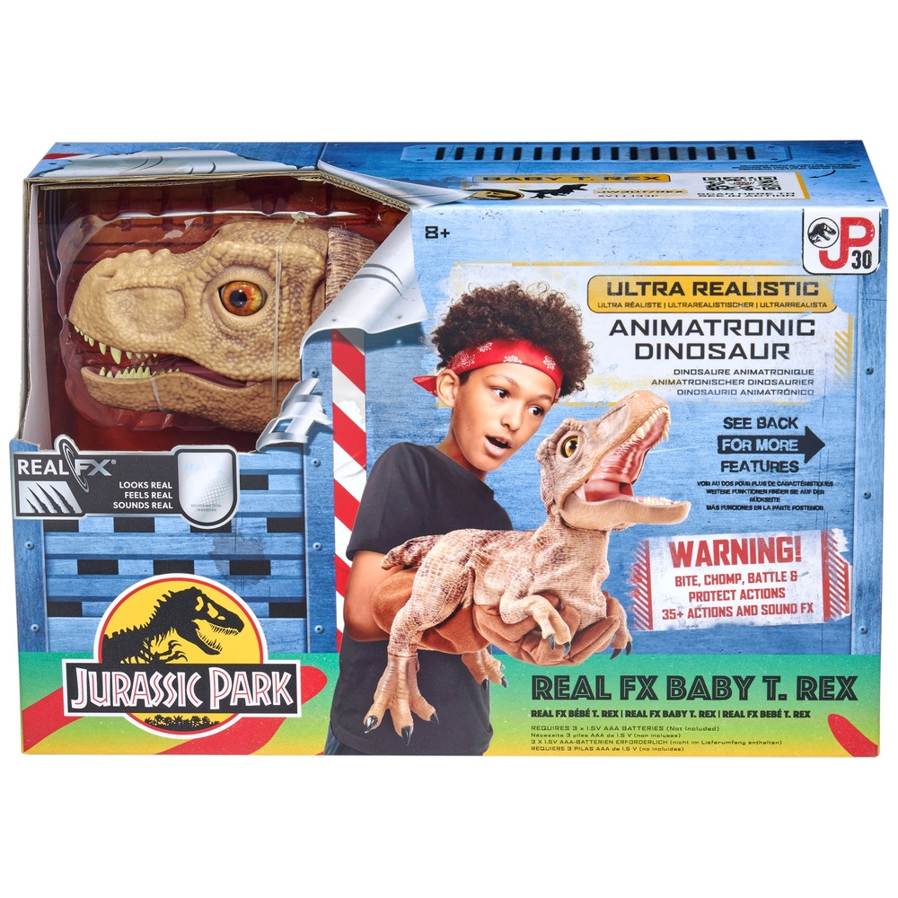 Jurassic Park Real FX T-Rex mit über 35 Aktionen und Soundeffekten