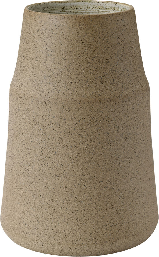 Knabstrup Keramik Clay vase H 18 cm warm sand Warm sand