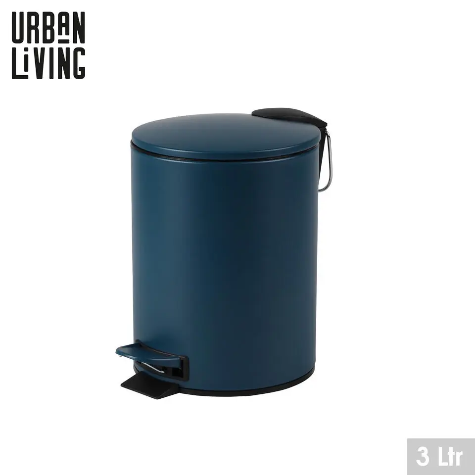 Urban Living Pedaalemmer Toulon - donkerblauw - 3L - metaal