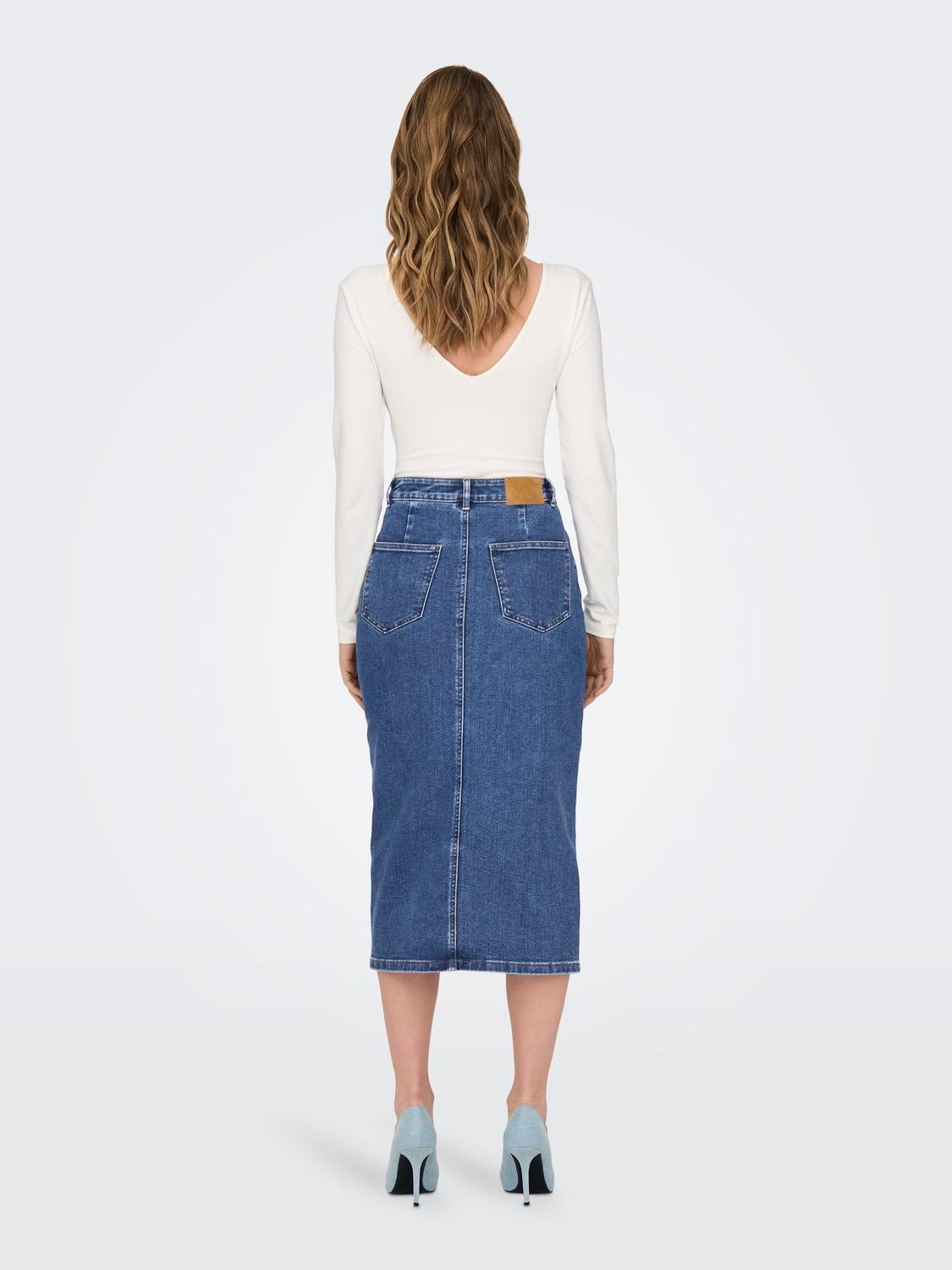 ONLSIRI Jeansrock Medium Blue Denim