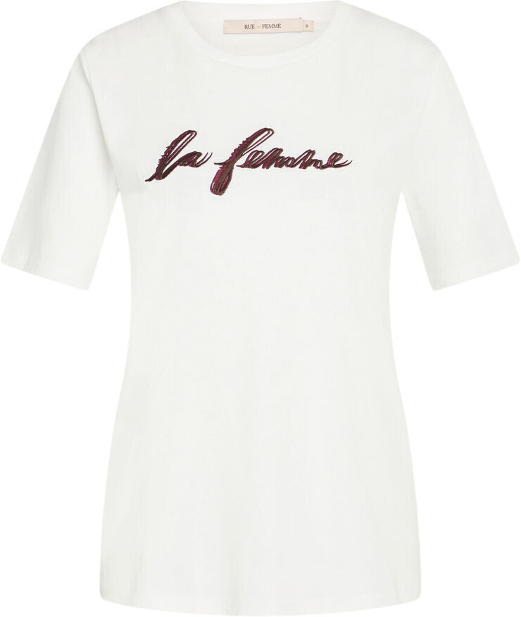 Rue de Femme ¤ Natacha t-shirt RdF ¤ Offwhite
