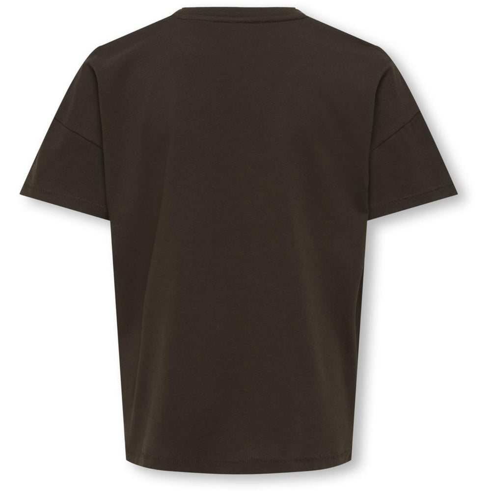 Køb kids ONLY Black Coffee Lux Kogkate Life Ss O-Neck Pearl Top Jrs