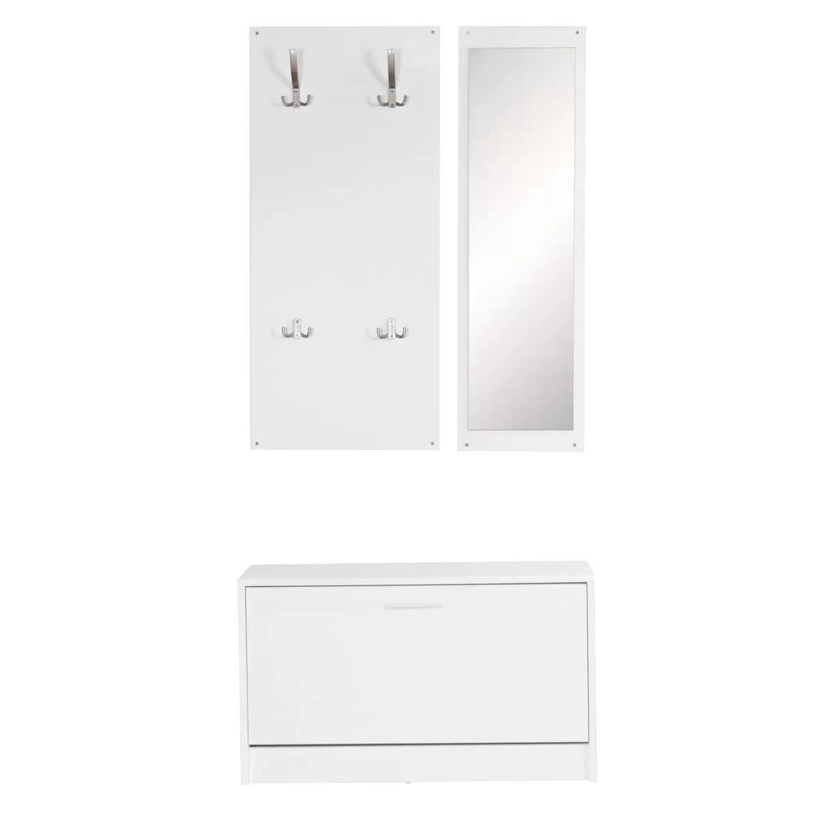 Garderoben-Set Linda weiss