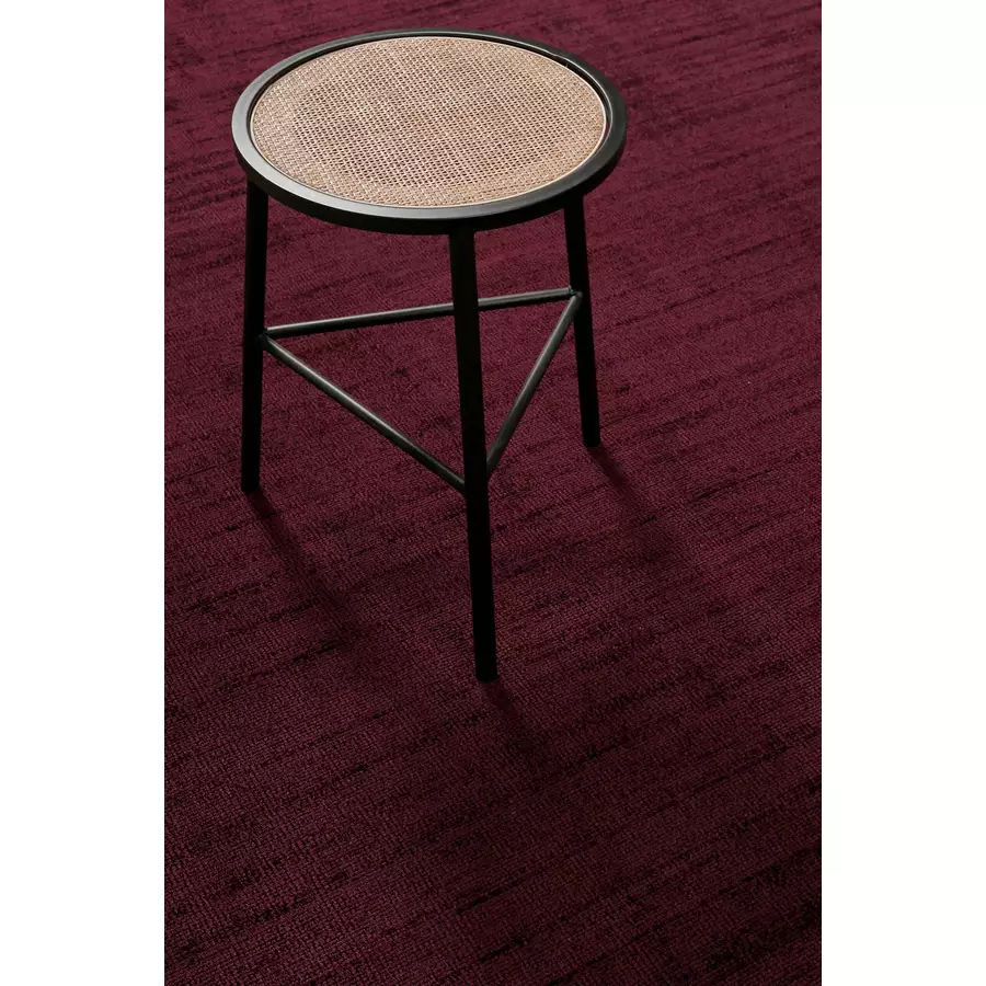Homie Living Kurzflorteppich Miramonti bordeaux rot