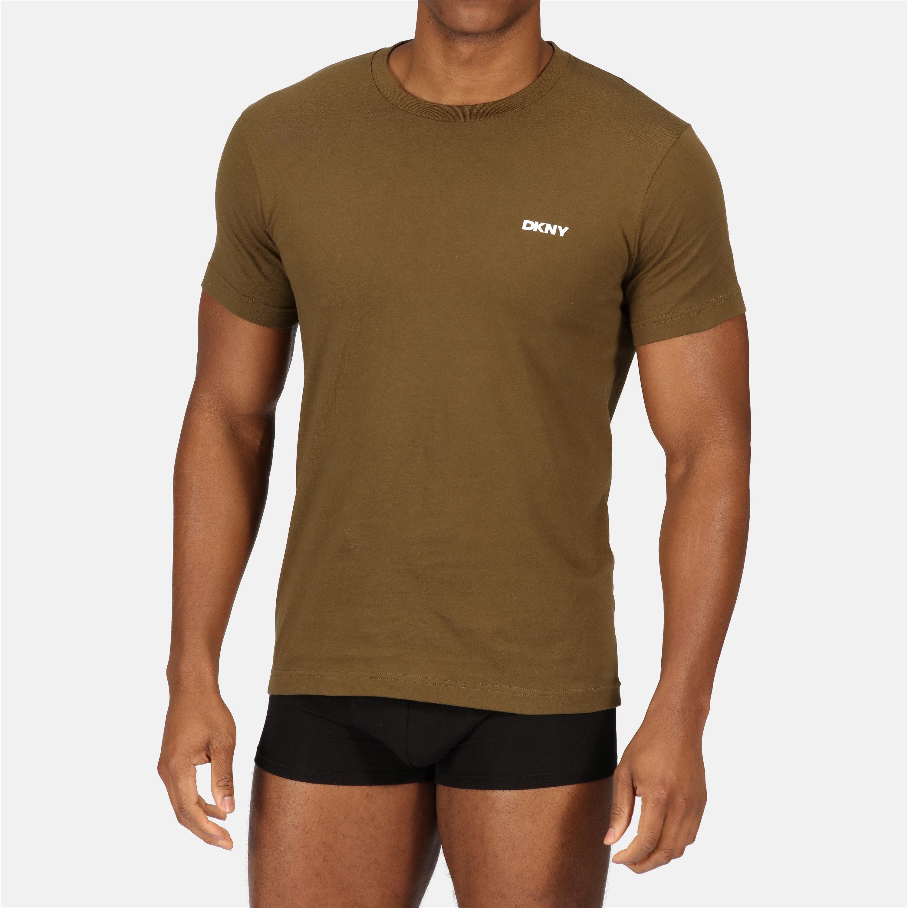 DKNY 3 Pack Short Sleeve T Shirt Mens