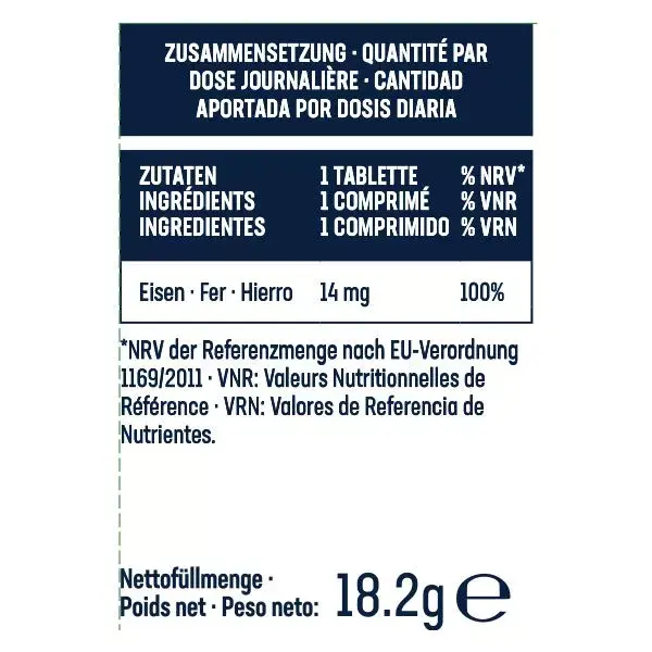 Balasense Citrato de Ferro, embalagem com 2 x 60 comprimidos