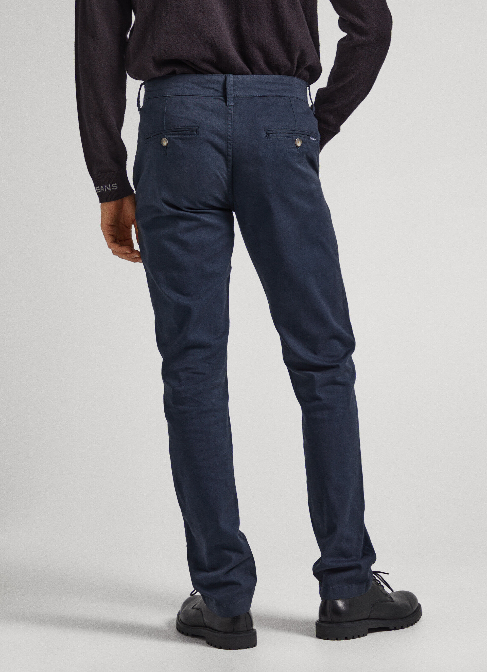 Calça chino Slim Charly - azul dulwich