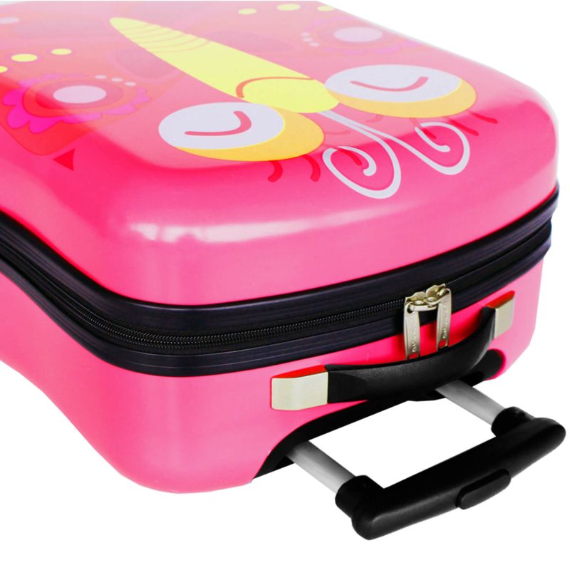 Valise cabine rigide Kid Papillon 50 cm Rose