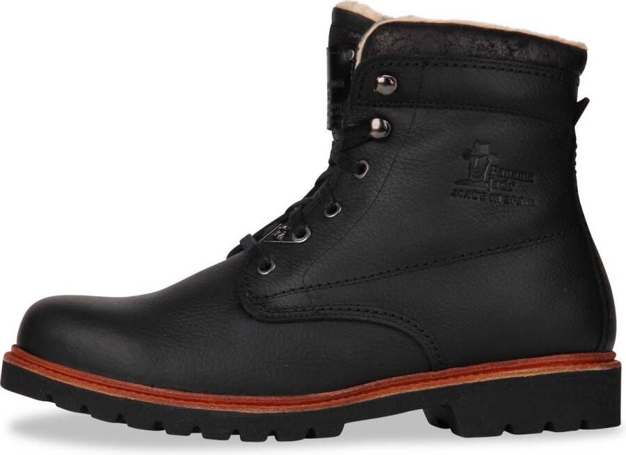 Panama Jack Heren Veterschoenen 03 Aviator C2 Napa Grass Negro Black Zwart