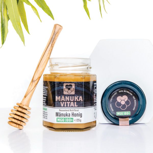 MANUKA VITAL Manuka Honig MGO 100+  - Original, zertifiziert und natürlich aus Neuseeland