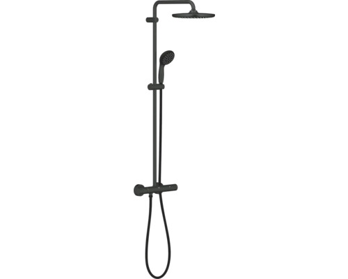 Douchekolom incl. thermostaat GROHE Vitalio Start 250 zwart 266772430