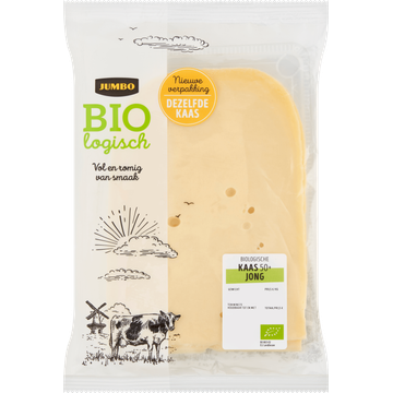 Jumbo Biologische Jonge Kaas 50+ Plakken ca. 200 g