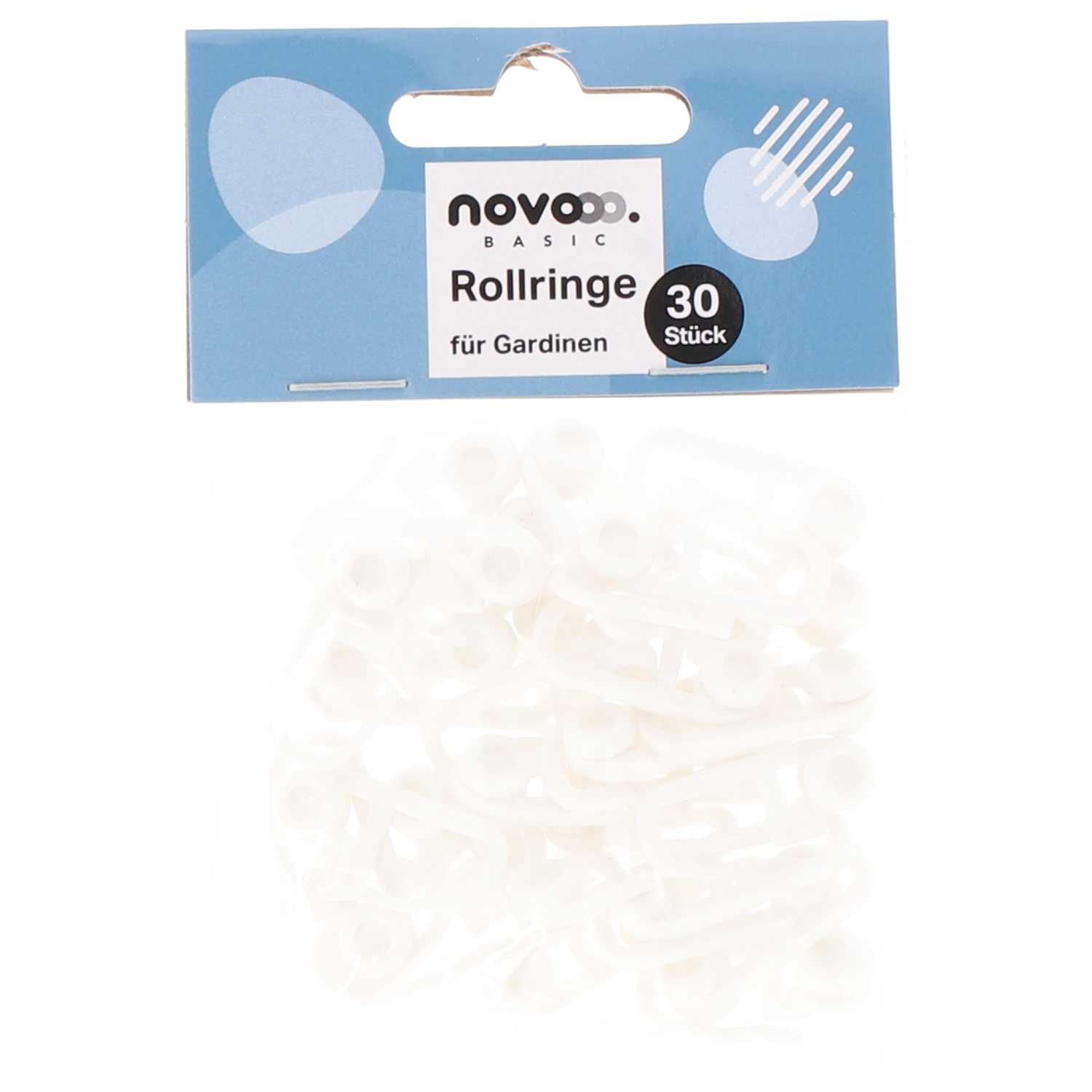novooo Rollringe 30er für Gardinen