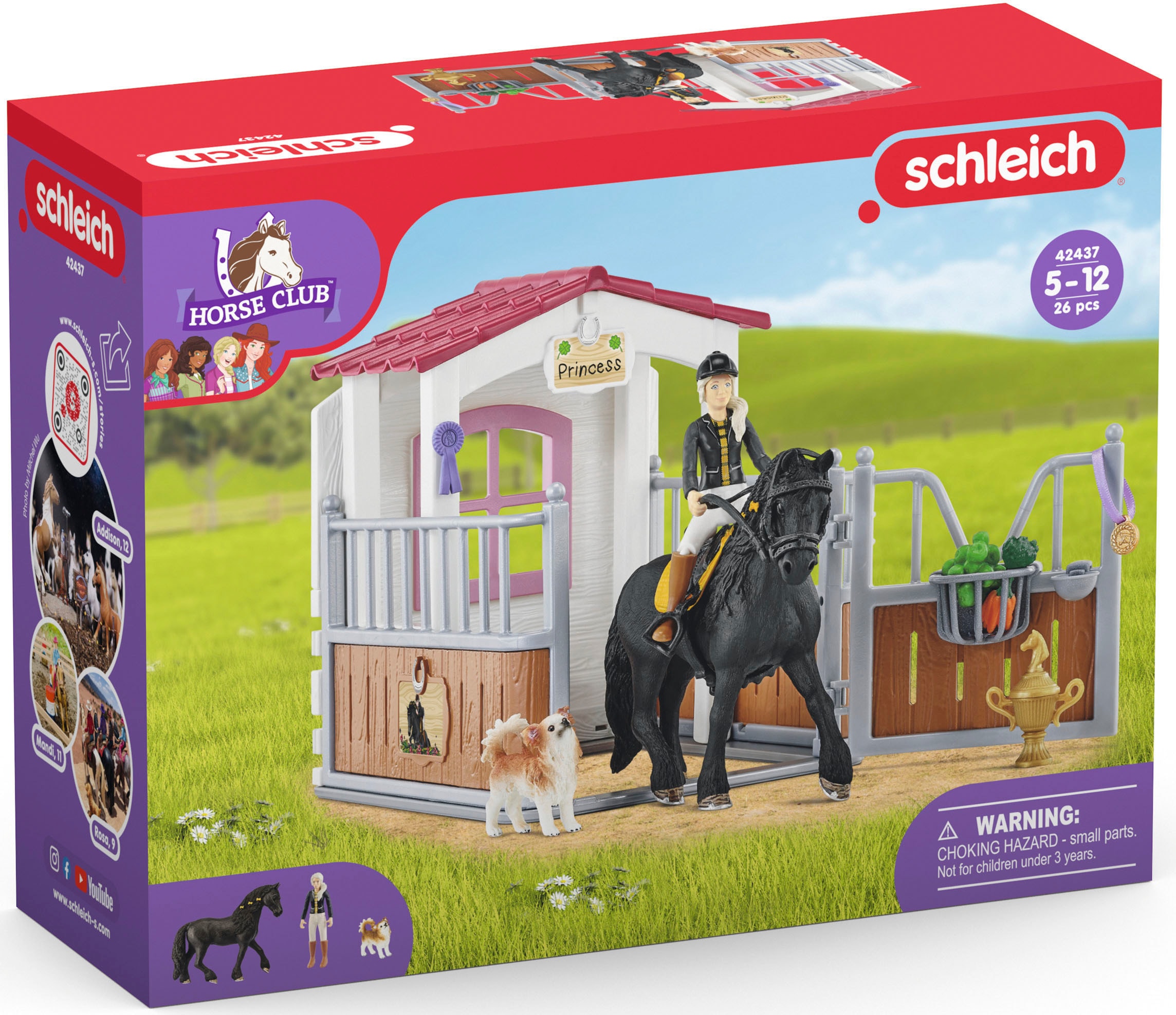 Schleich® Spielfigur »HORSE CLUB, Tori und Princess (42437)« Made in Europe
