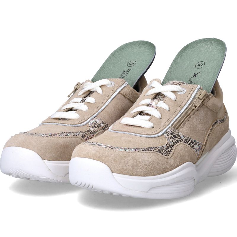 Xsensible SWX11 Stretchwalker Sneakers Beige Dames