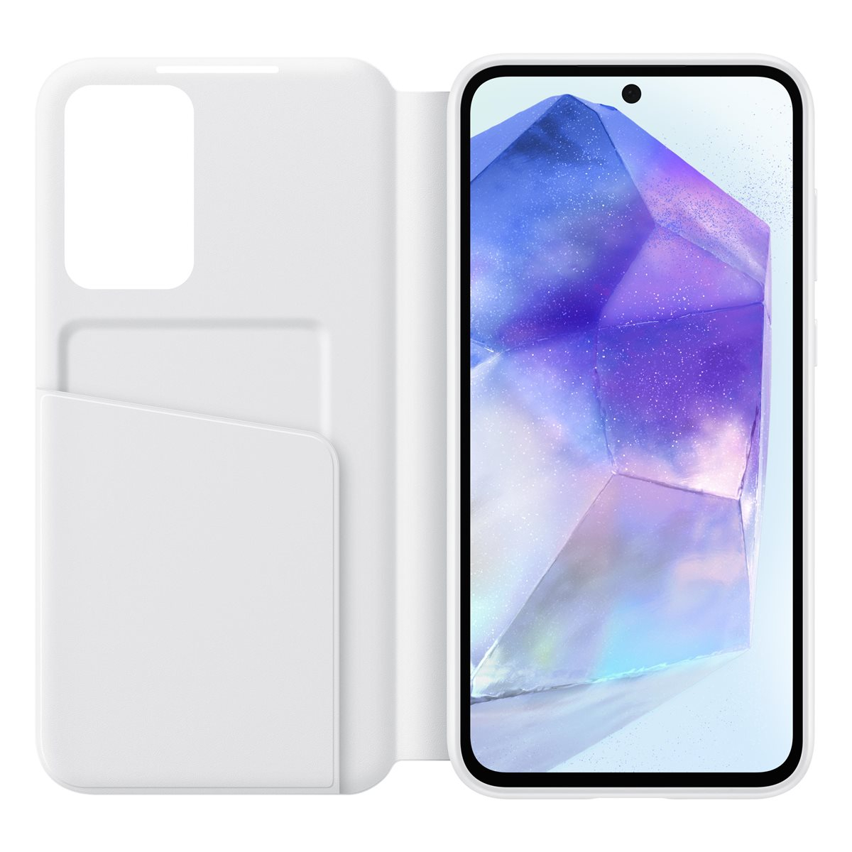 Galaxy A55 Smart View Book Cover Flipcase Hülle (EF-ZA556CWEGWW) - White (Weiss)