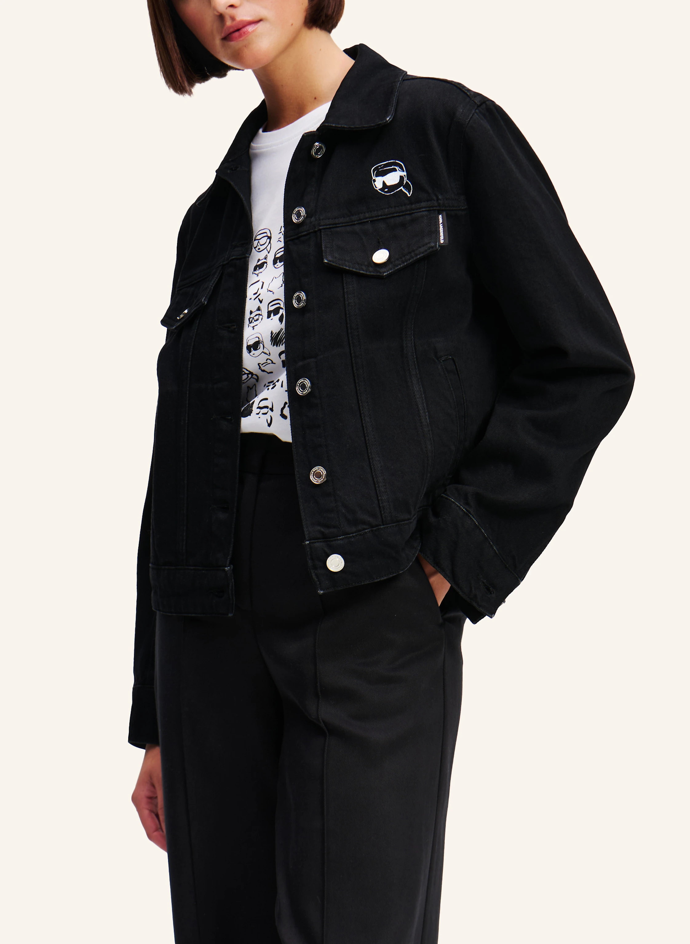 KARL LAGERFELD IKON JEANSJACKE