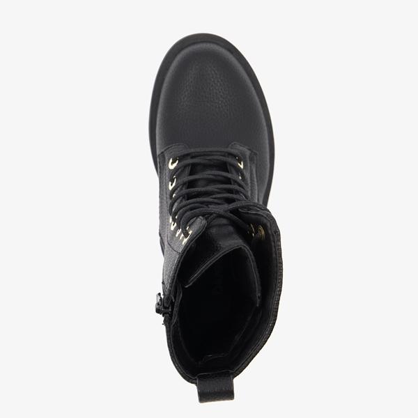 Blue Box meisjes veterboots zwart