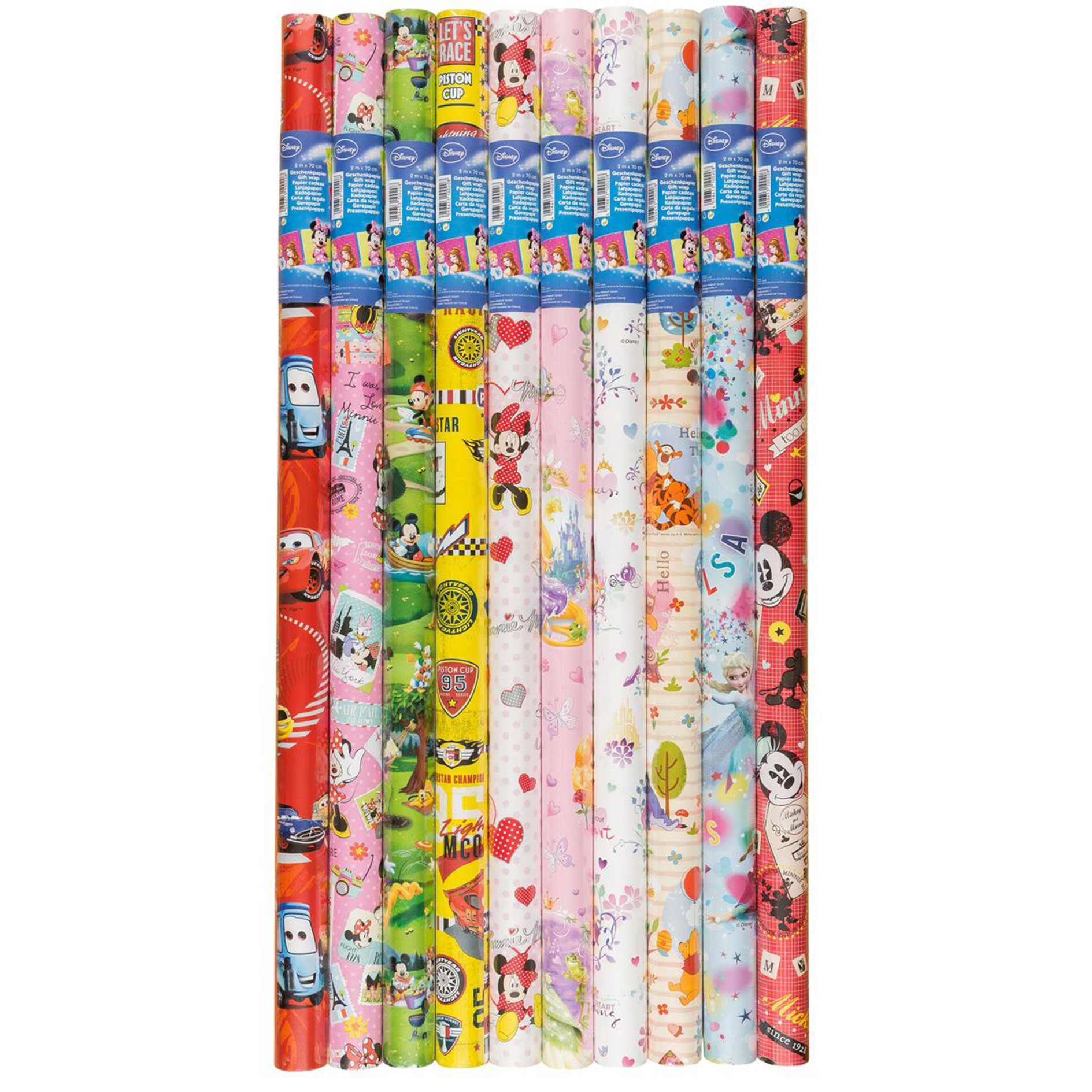 Geschenkpapier - sortierte Disneymotive