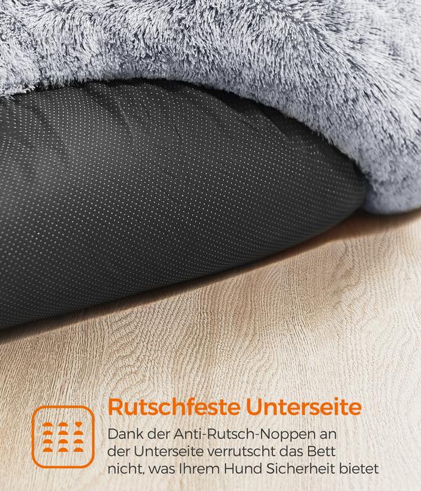 Feandrea Kuschelbett, rund, grau, Ø60/H20 cm