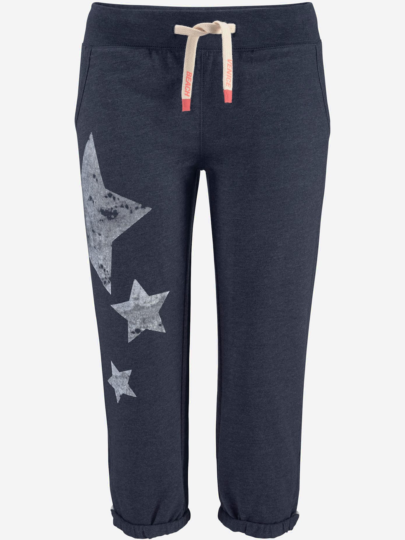 Pantalon molletonné aspect usé légèrement délavé