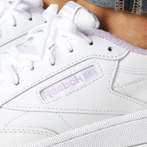 Baskets Femme Club C 85 GV7000 Footwear White Lavender Pure Grey 5