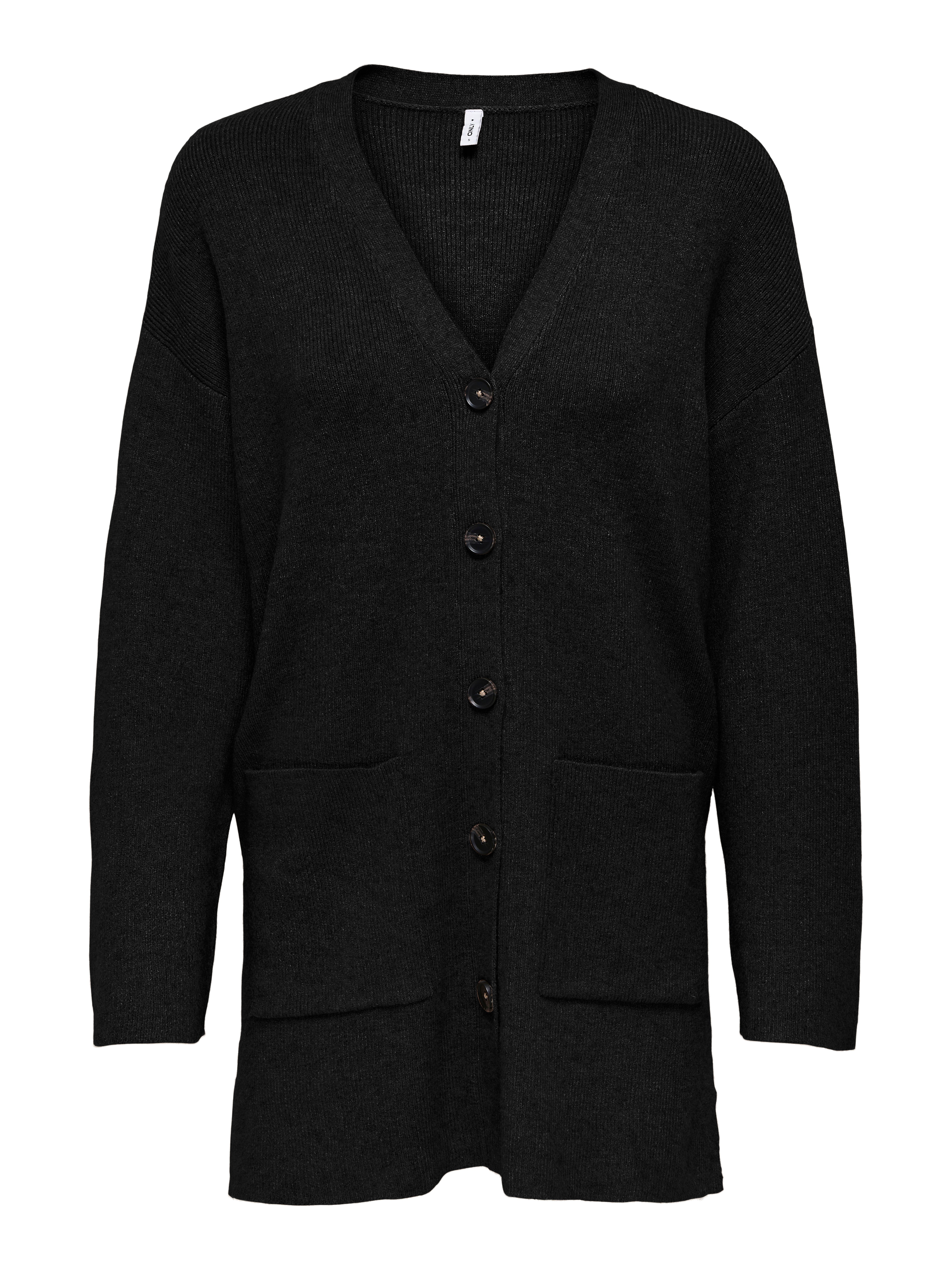 ONLKATIA Strickjacke Black
