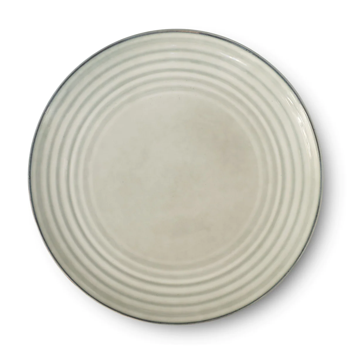 Flow Gris clair - Assiette plate 27 cm (lot de 6) Médard de Noblat