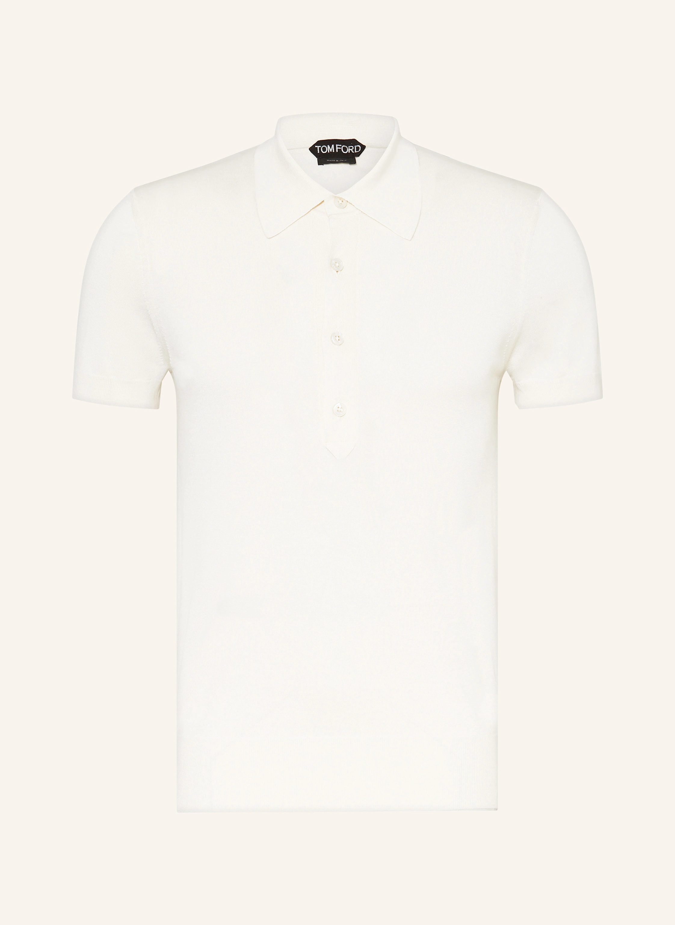 TOM FORD Jersey-Poloshirt mit Seide