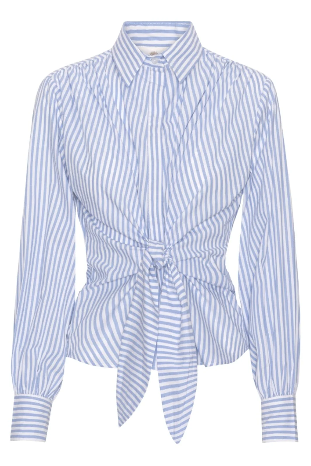 Karmamia Lee Shirt sky stripe cotton