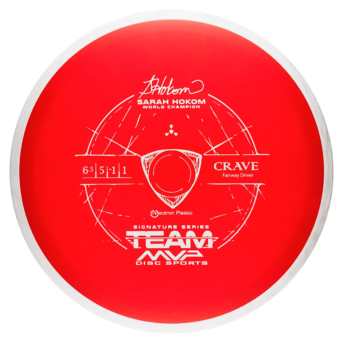 Axiom Discs Neutron Driver Crave Red