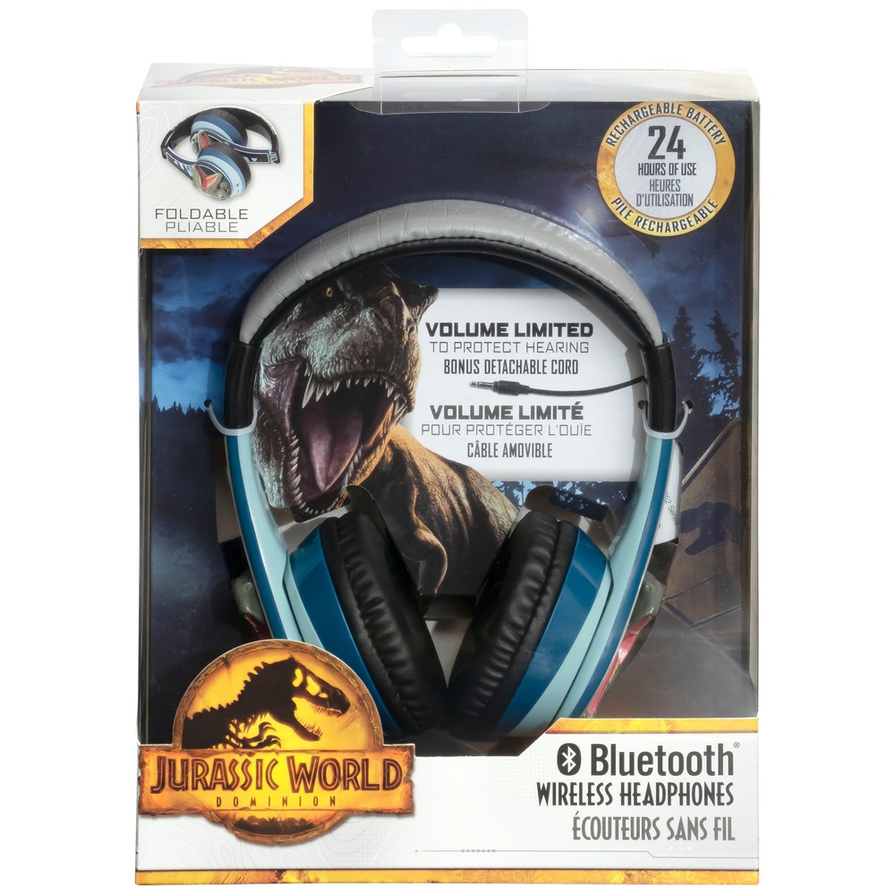Jurassic World Kabellose Bluetooth-Kopfhörer für Kinder