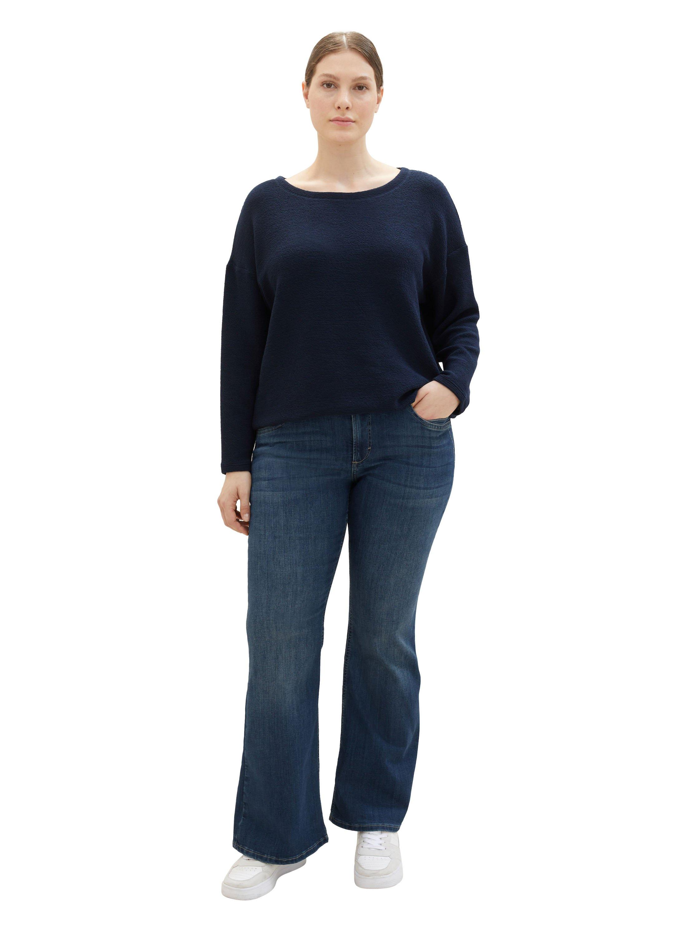 Bootcut Jeans in Used-Optik