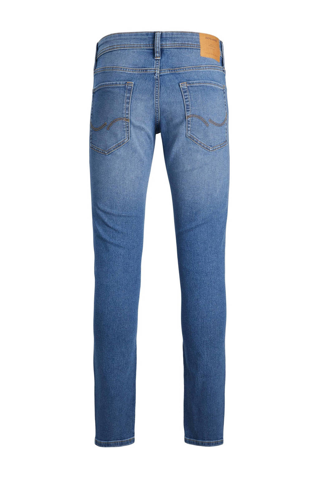 JACK & JONES slim fit jeans JJIGLENN JJORIGINAL blue denim light