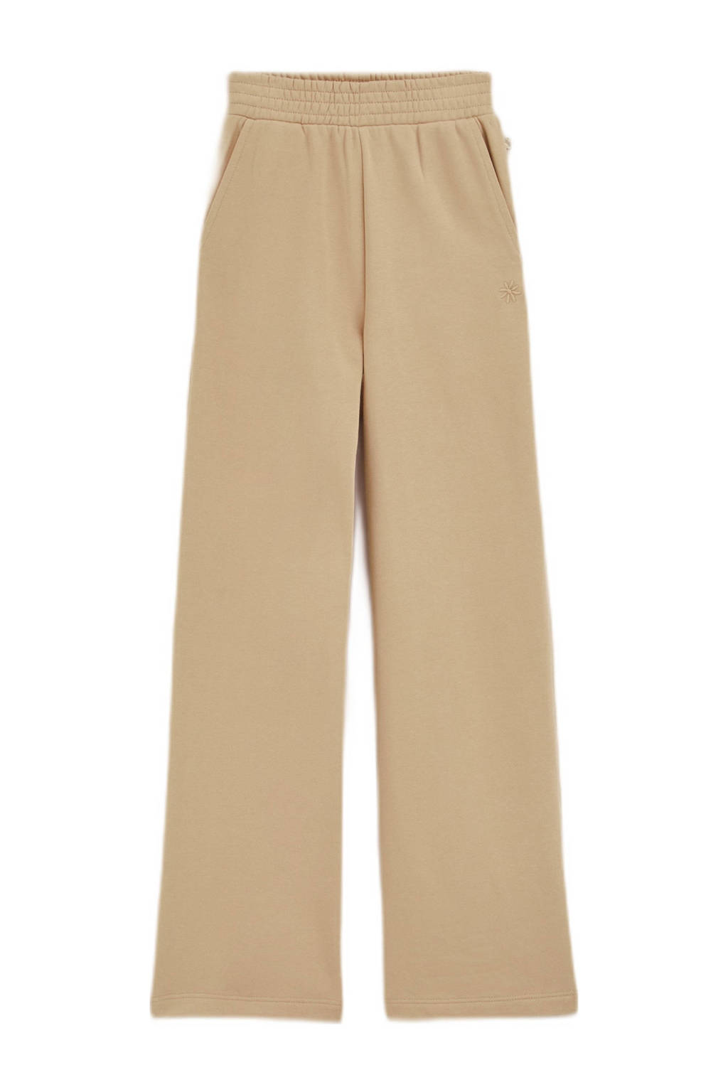 WE Fashion straight sweatpant beige