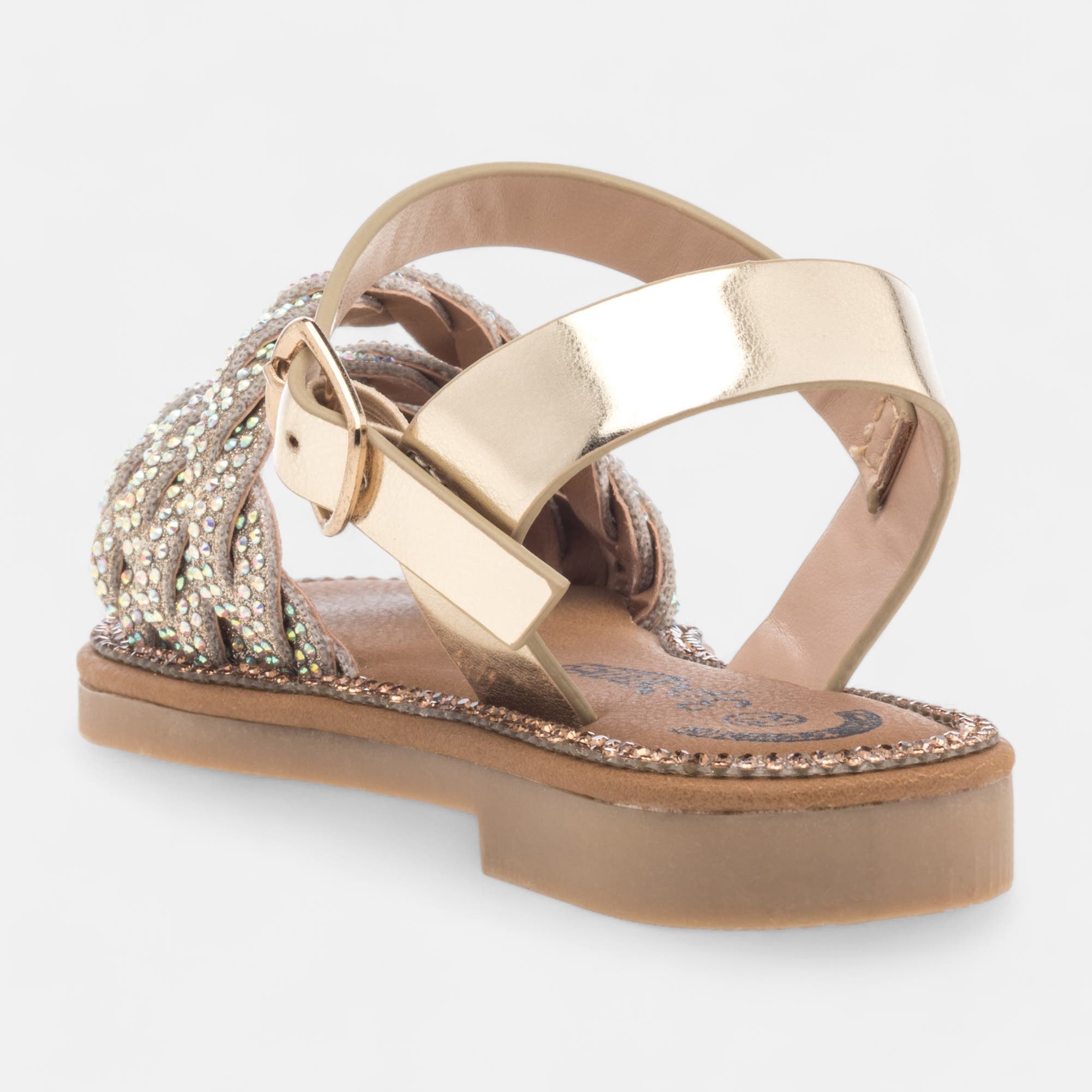 Nu-pieds Fille or